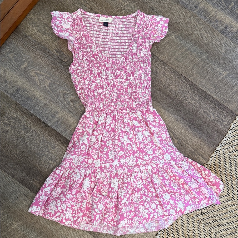 Pink Floral Dress